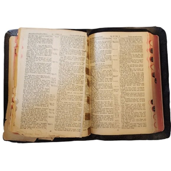 Antique Holy Bible Self Pronouncing Teacher’s Edition Concordia St Louis 1923 - Picture 8 of 15